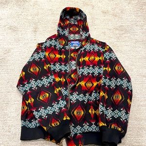 Pendleton - Wool Southwestern Hoodie Sweatshirt. Men’s: Large.